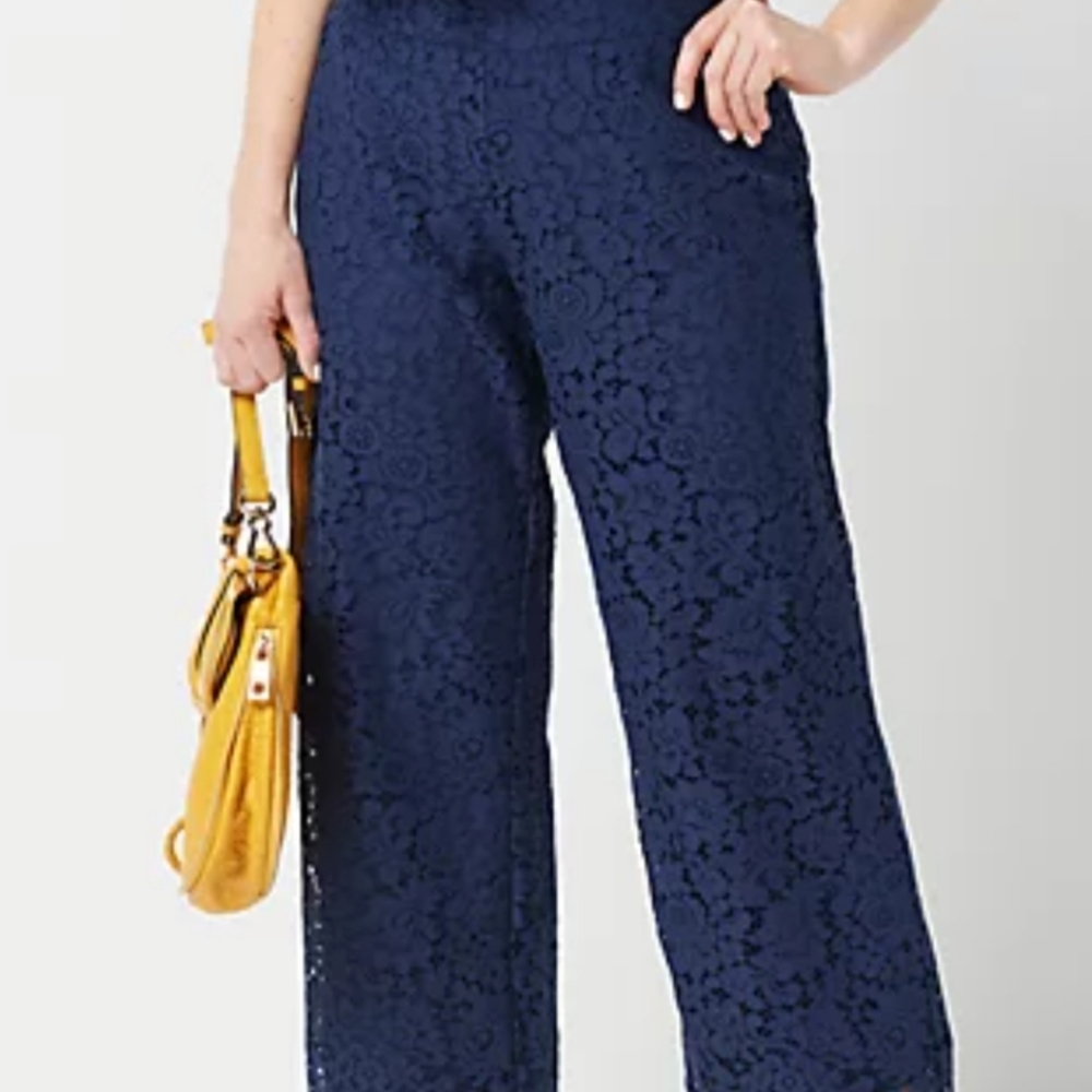 [XL] Isaac Mizrahi Blue Lace Pants Like New